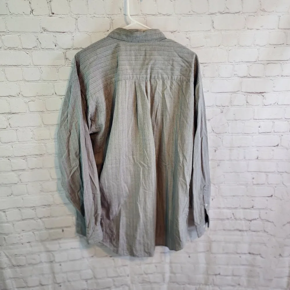 Men's Archive longsleeve button down shirt, size Large, tall